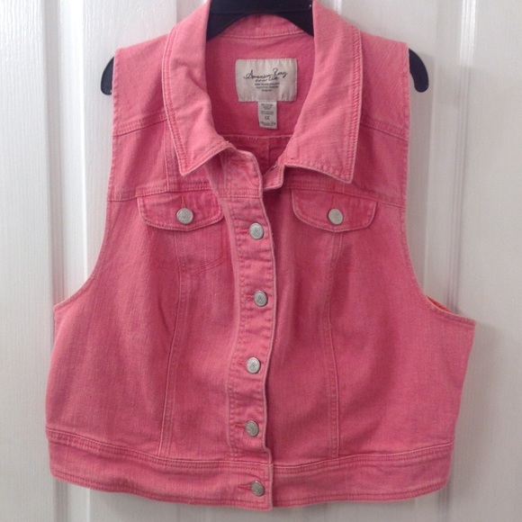 American Rag Jackets & Blazers - 🎉3XHP🎉 Pink Denim American Rag Vest